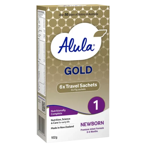 Alula Gold Newborn Travel Sachets