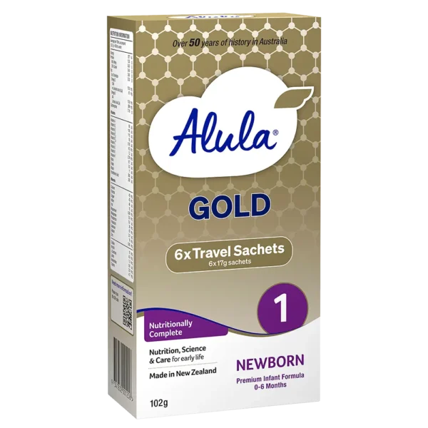 Alula Gold Newborn Travel Sachets